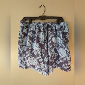 Spicy Tuna Swim Trunks Large Blue